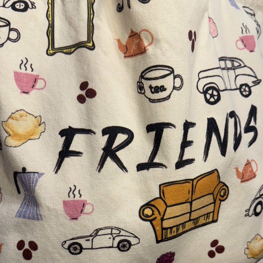 Cream FRIENDS Tote Bag - Picture 3 of 6